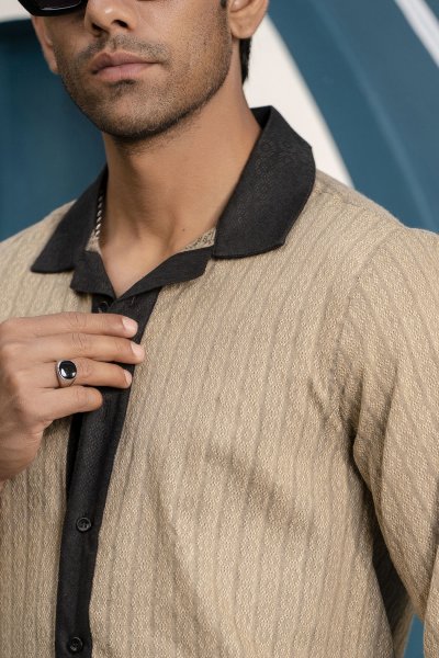 Fringed Textured Shirt