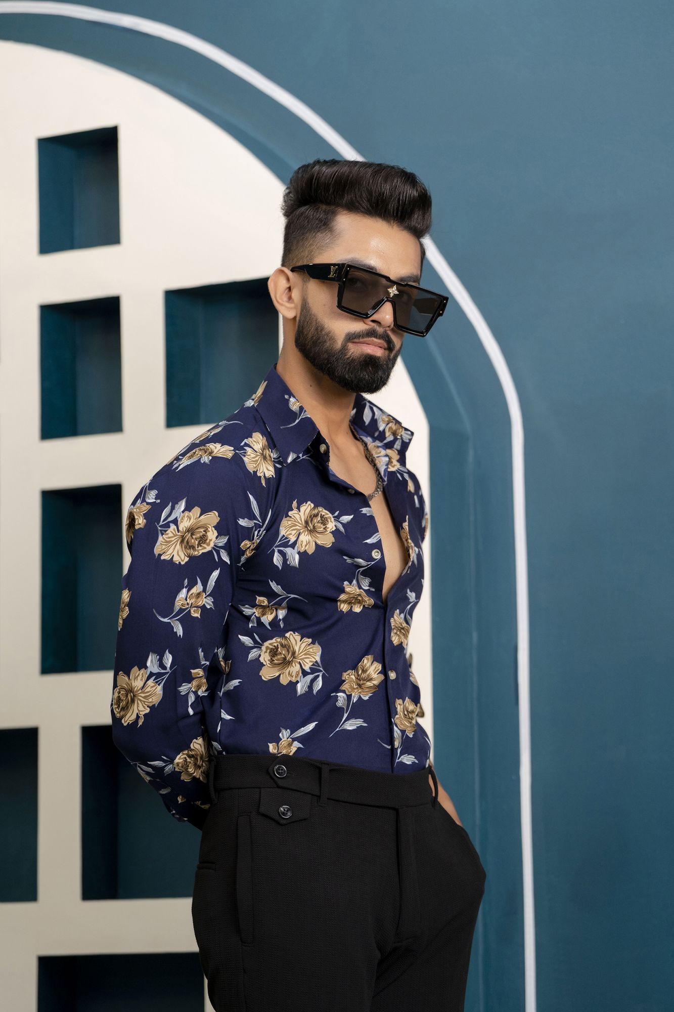 Printed Floral Shirt