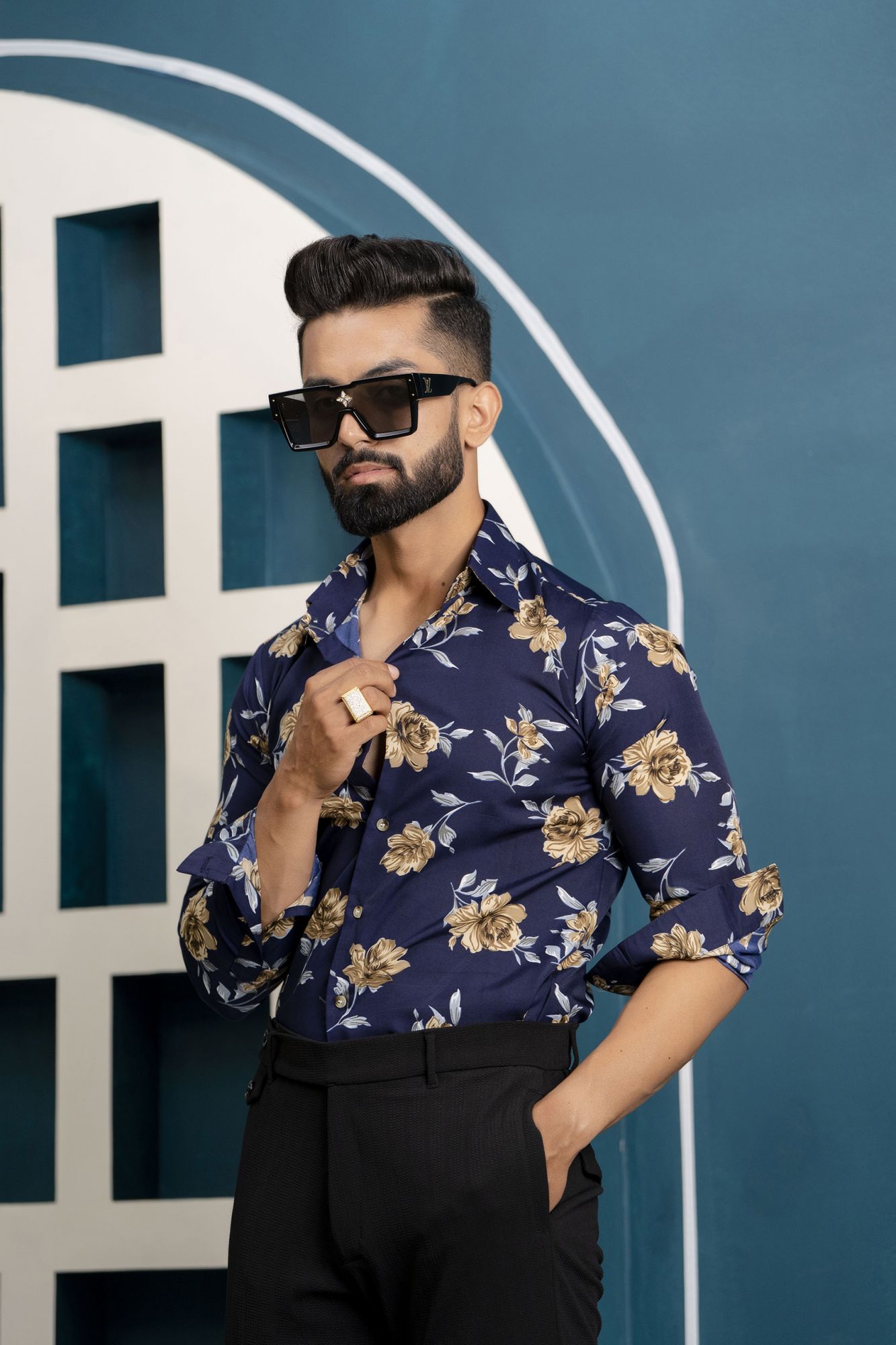 Printed Floral Shirt