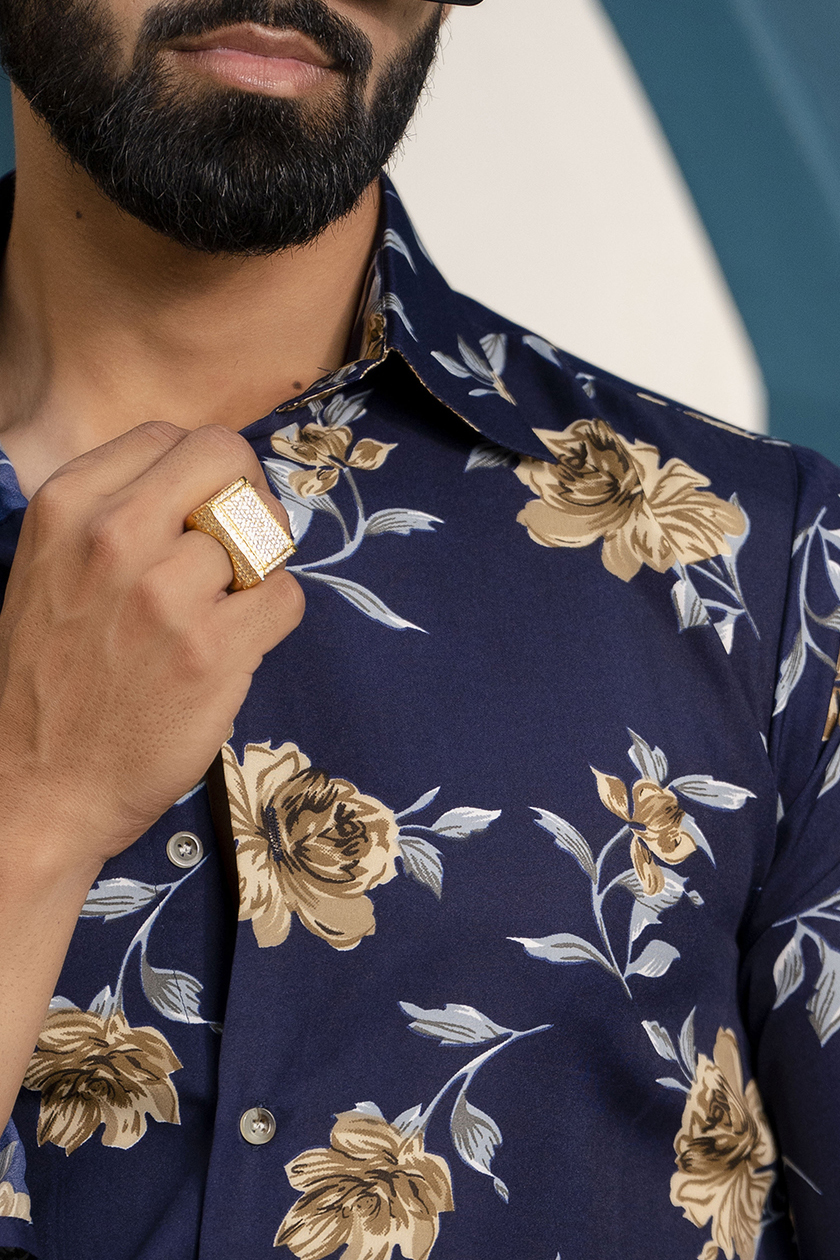 Printed Floral Shirt