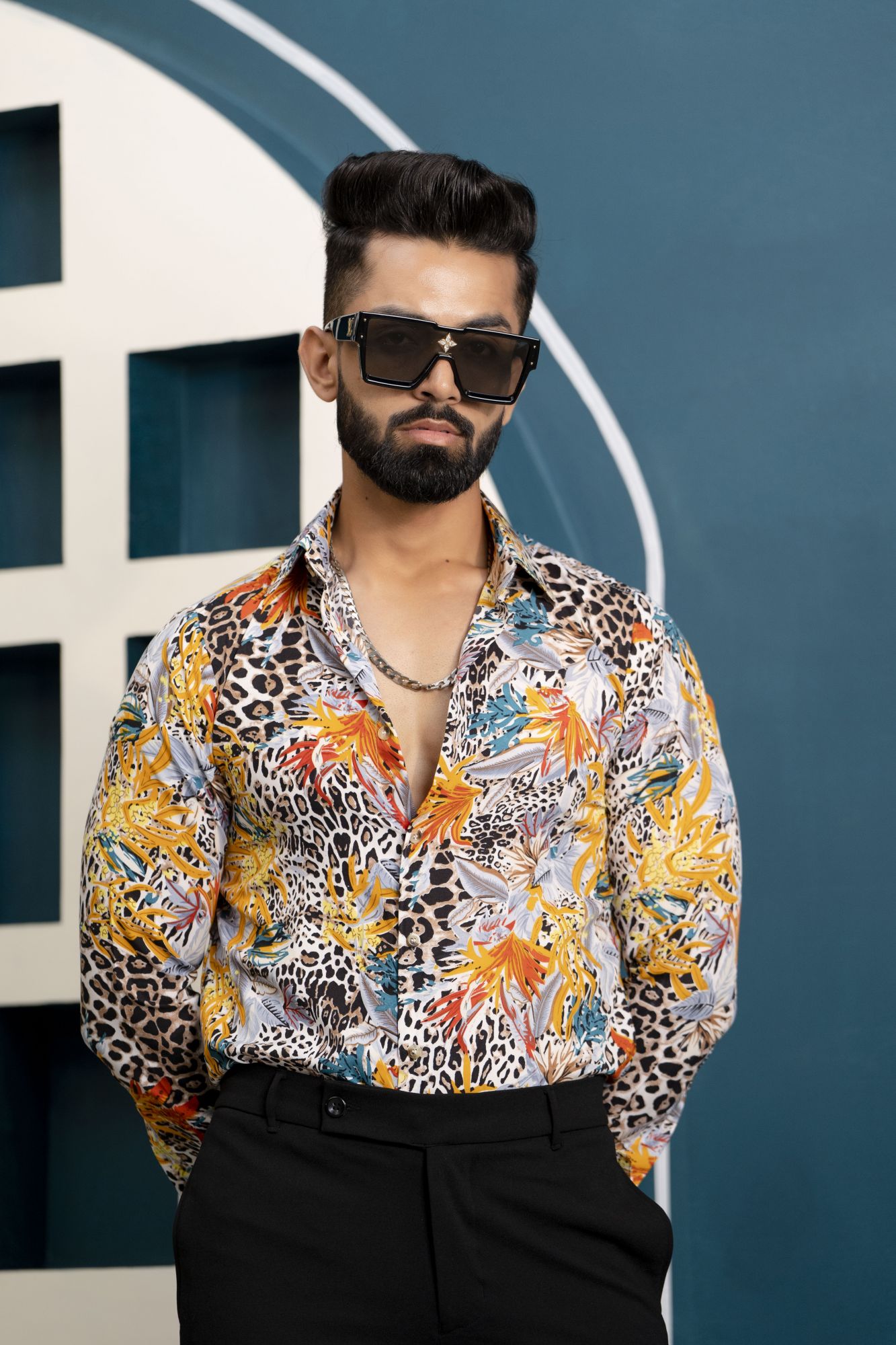 Animal Floral Shirt