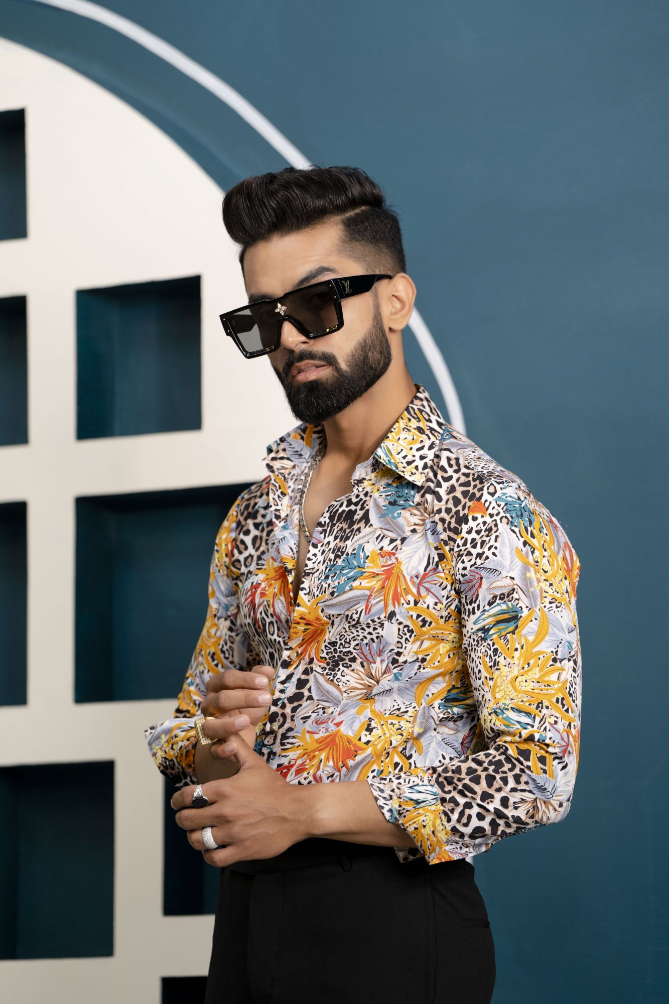 Animal Floral Shirt