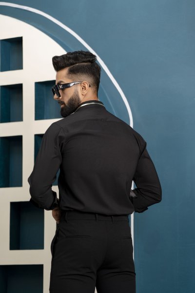 Black Stud Shirt