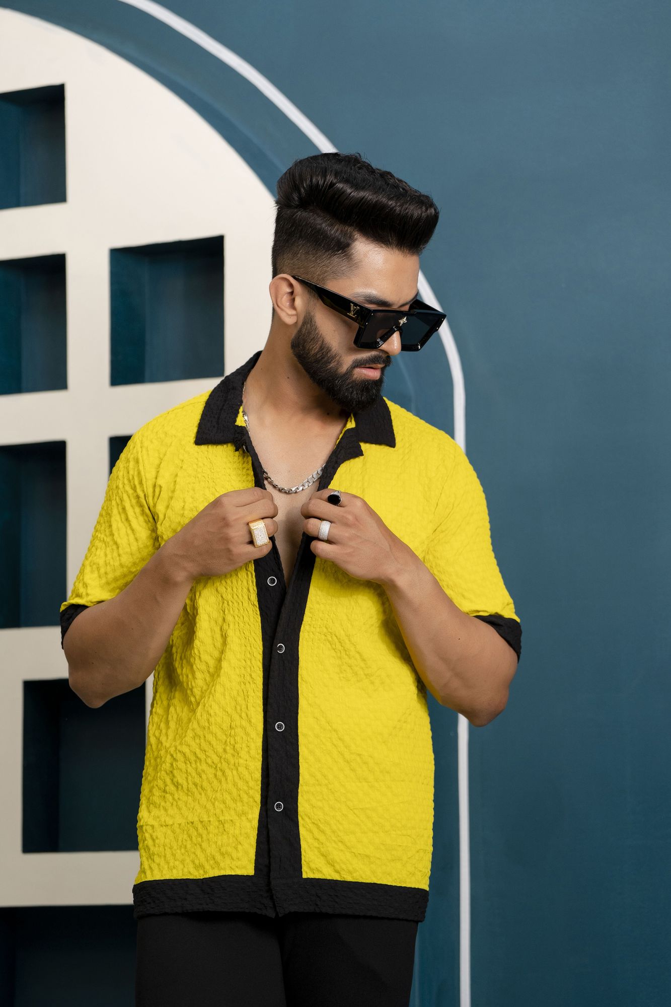 Fringed Neon Shirt