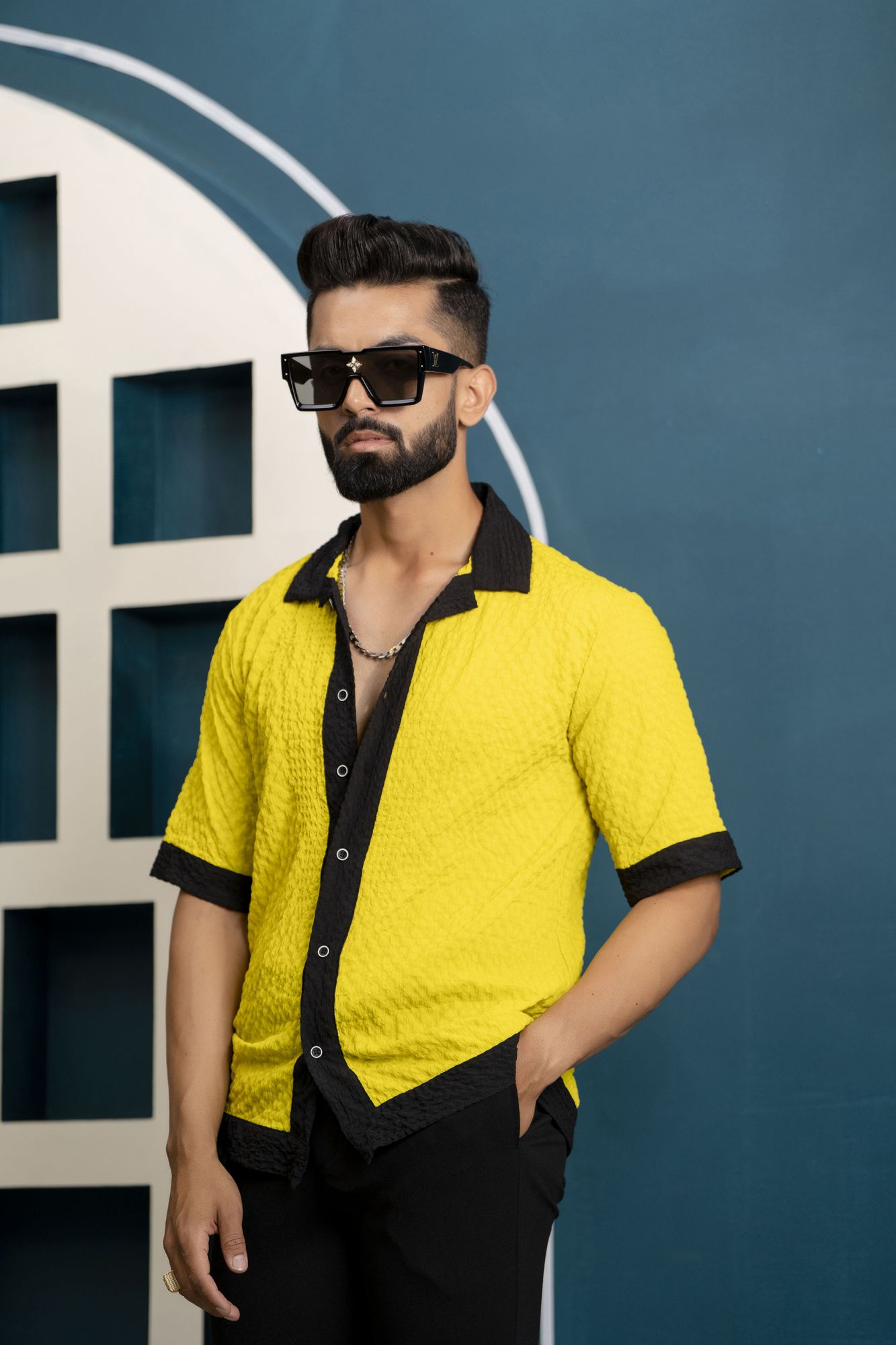 Fringed Neon Shirt