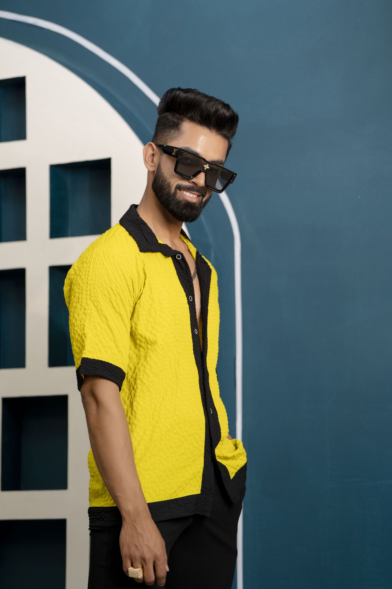 Fringed Neon Shirt