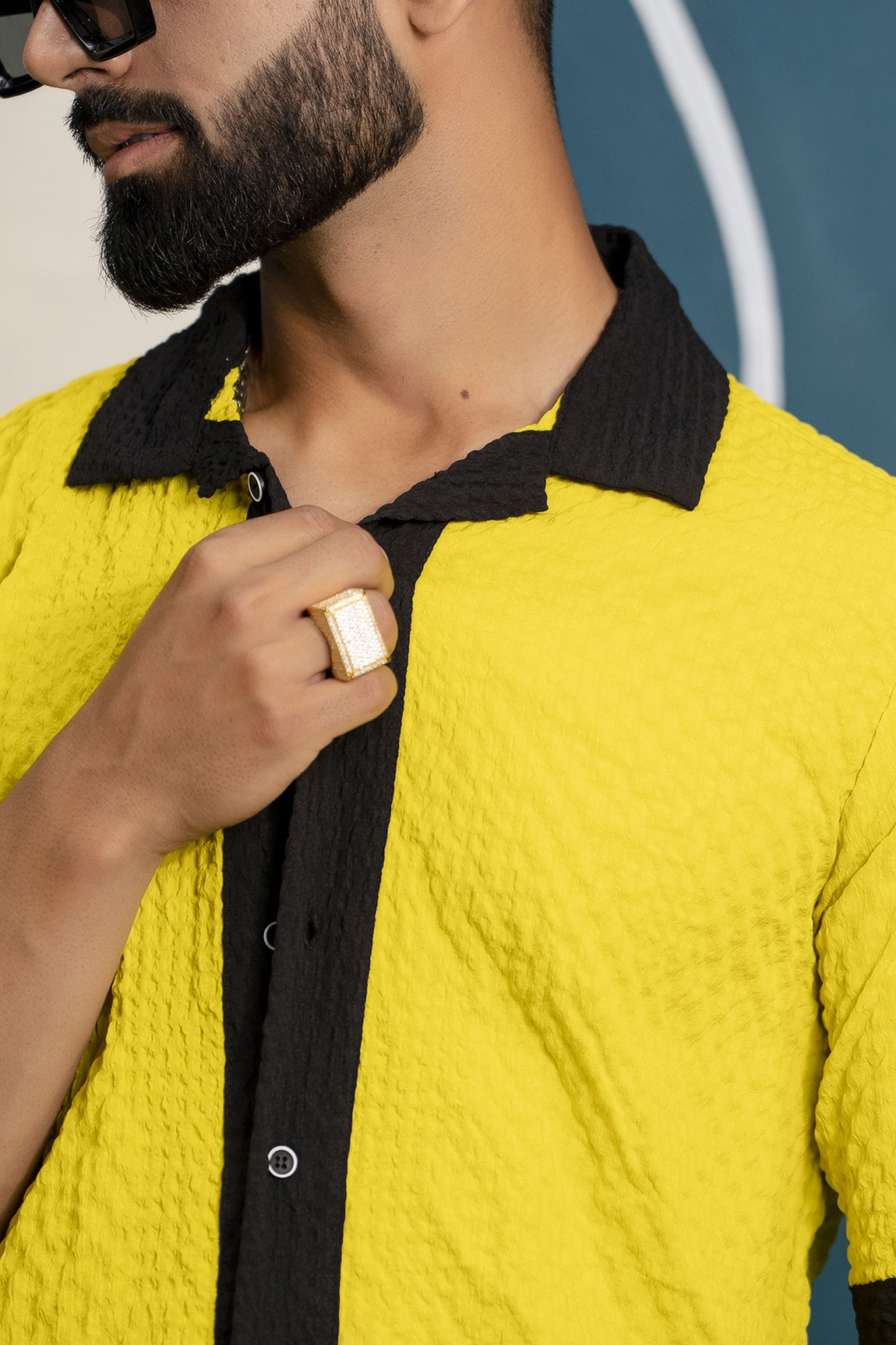 Fringed Neon Shirt