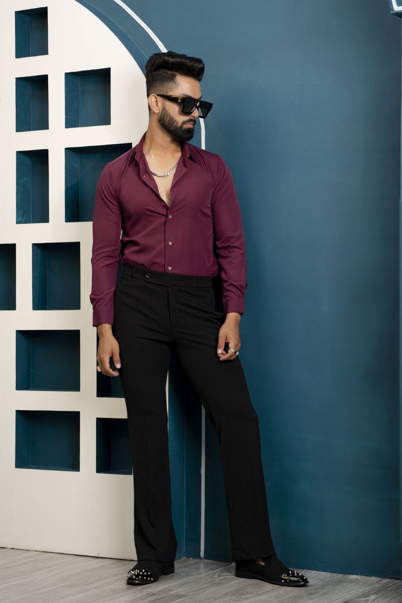 Flowing Wine Shirt