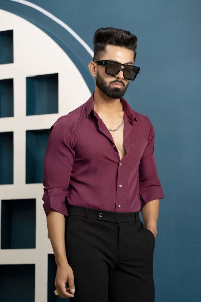 Flowing Wine Shirt