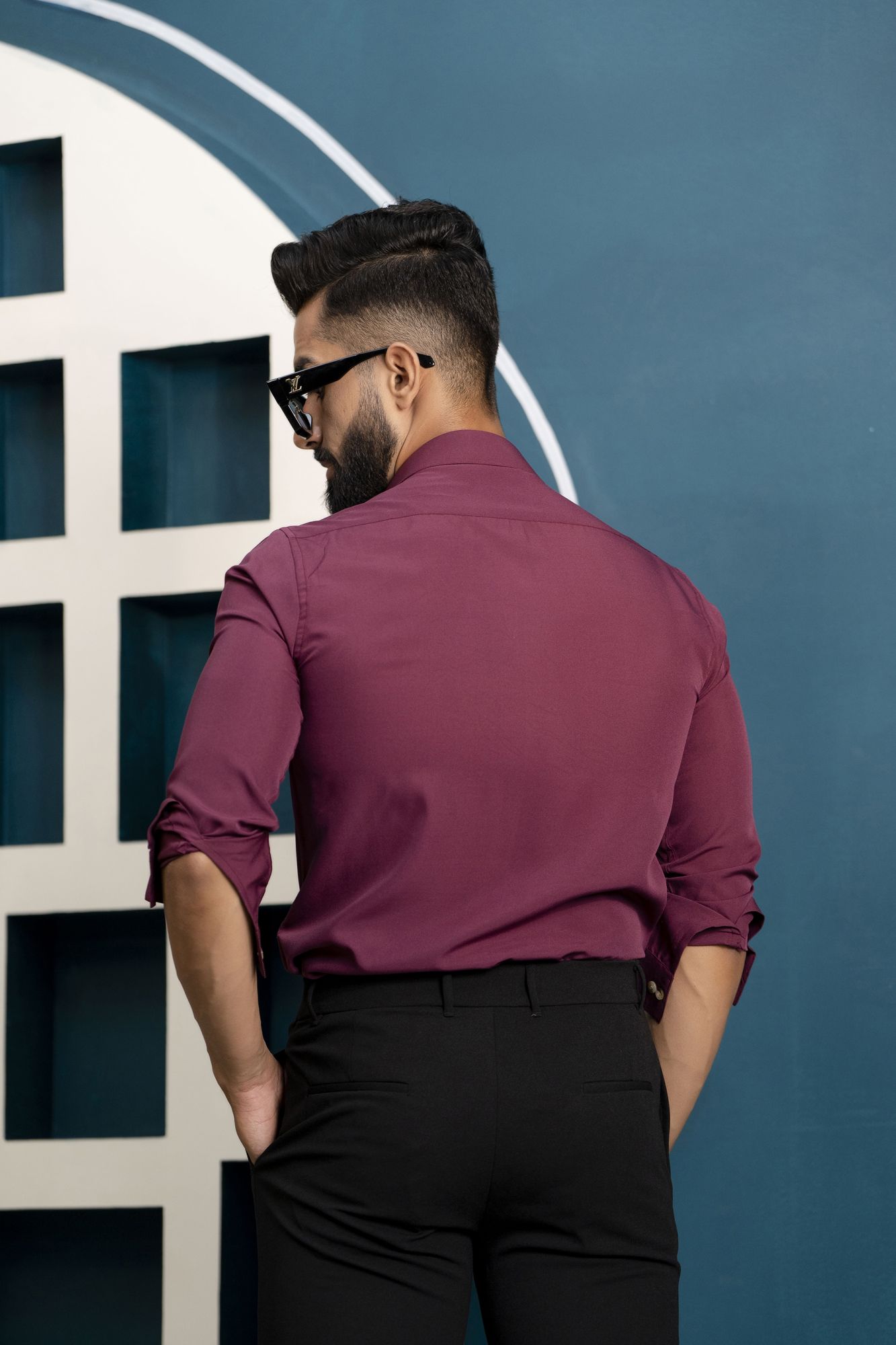 Flowing Wine Shirt