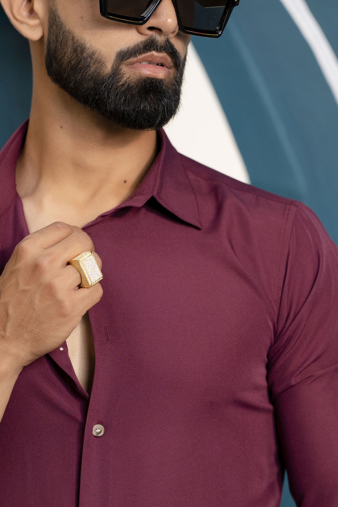 Flowing Wine Shirt
