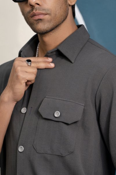 GenZ Shirt In Dark Grey