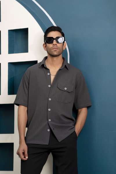 GenZ Shirt In Dark Grey