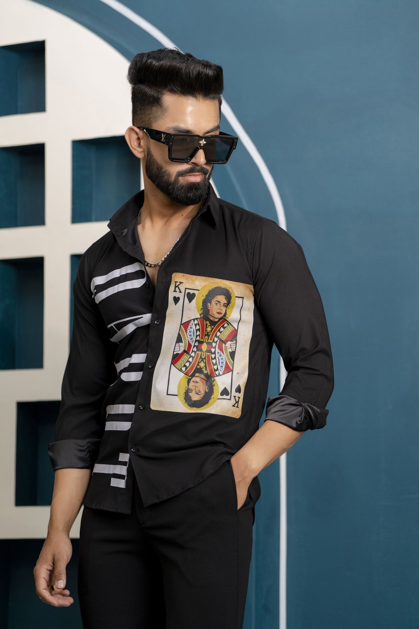 Qarot King Shirt In Black