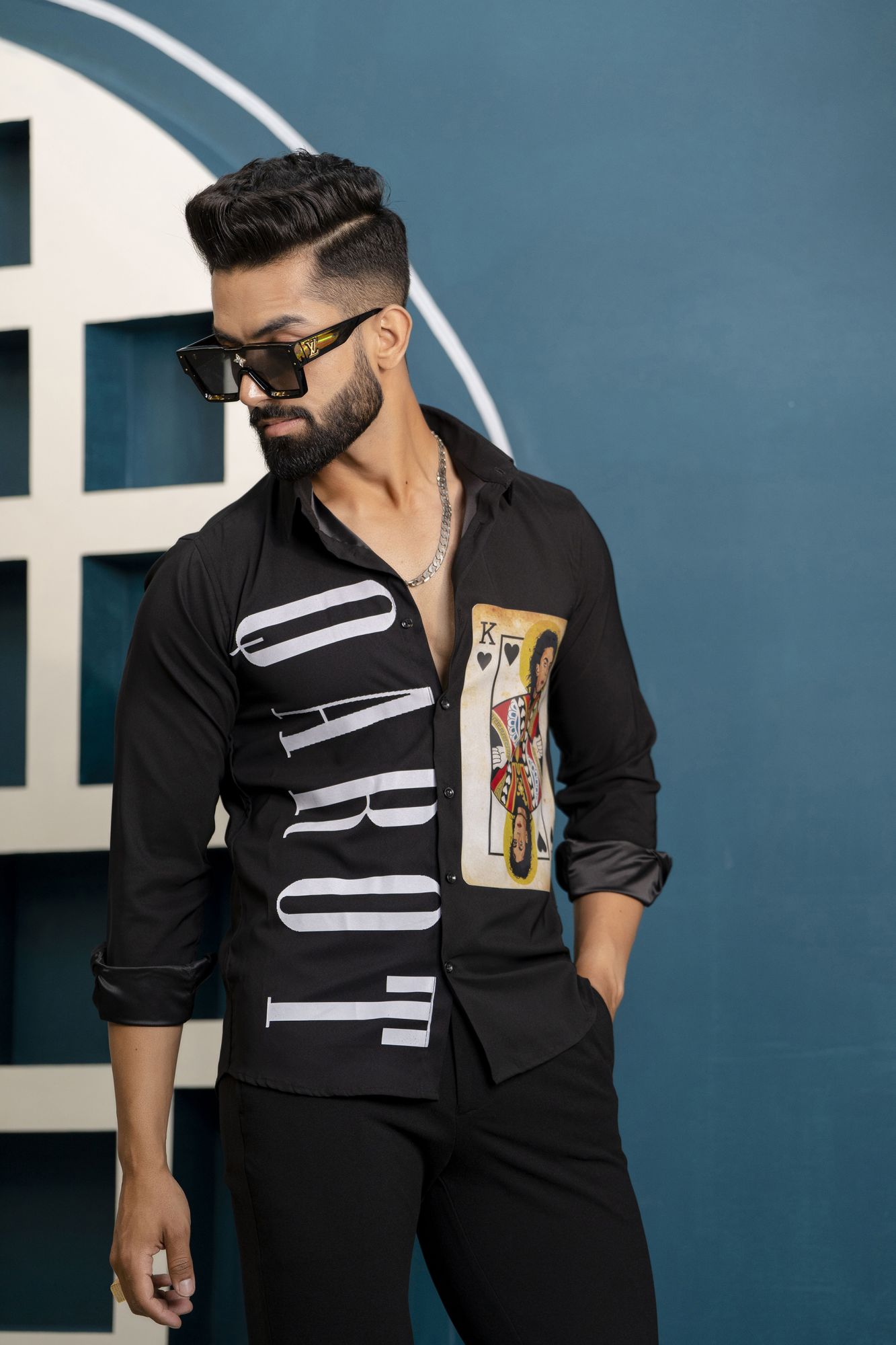 Qarot King Shirt In Black