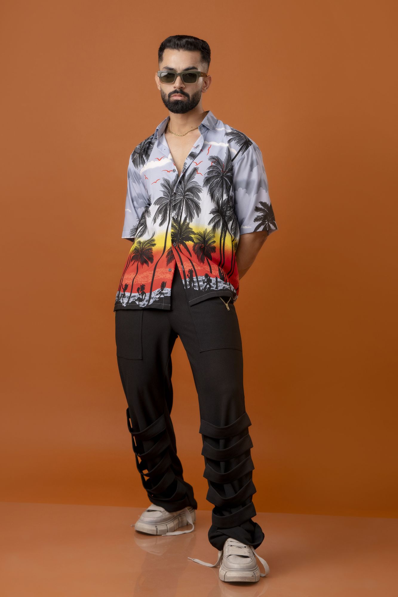 Printed Flowing Shirt