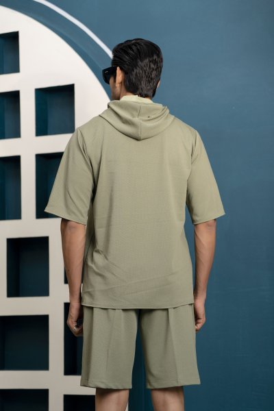 Off Green Summer Suit