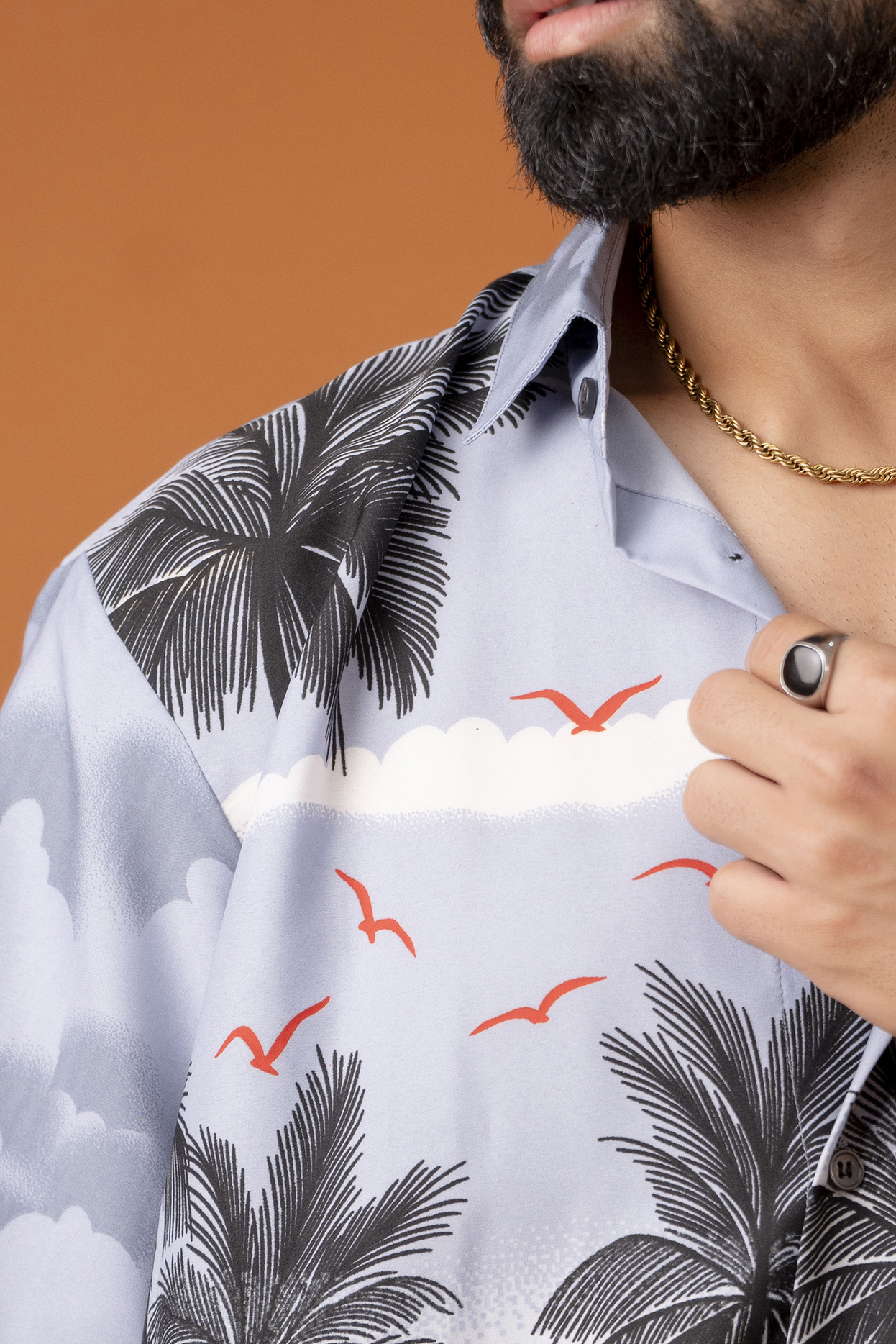 Printed Flowing Shirt