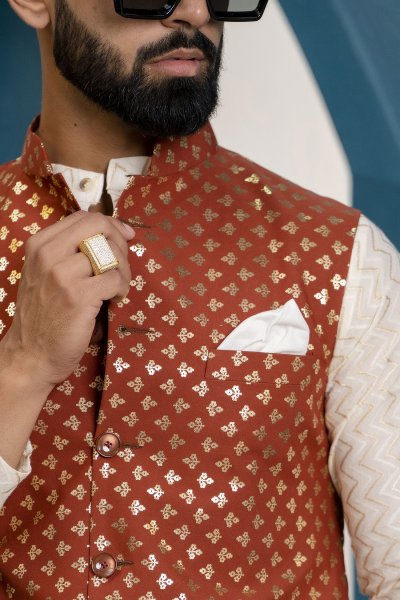 Orange Foil Jacket