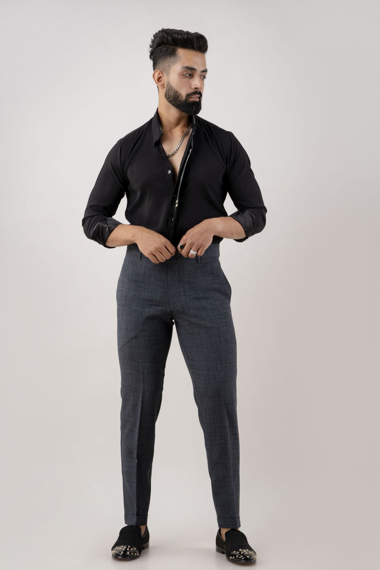 Textured Pants In Livid