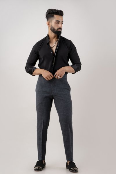 Textured Pants In Livid