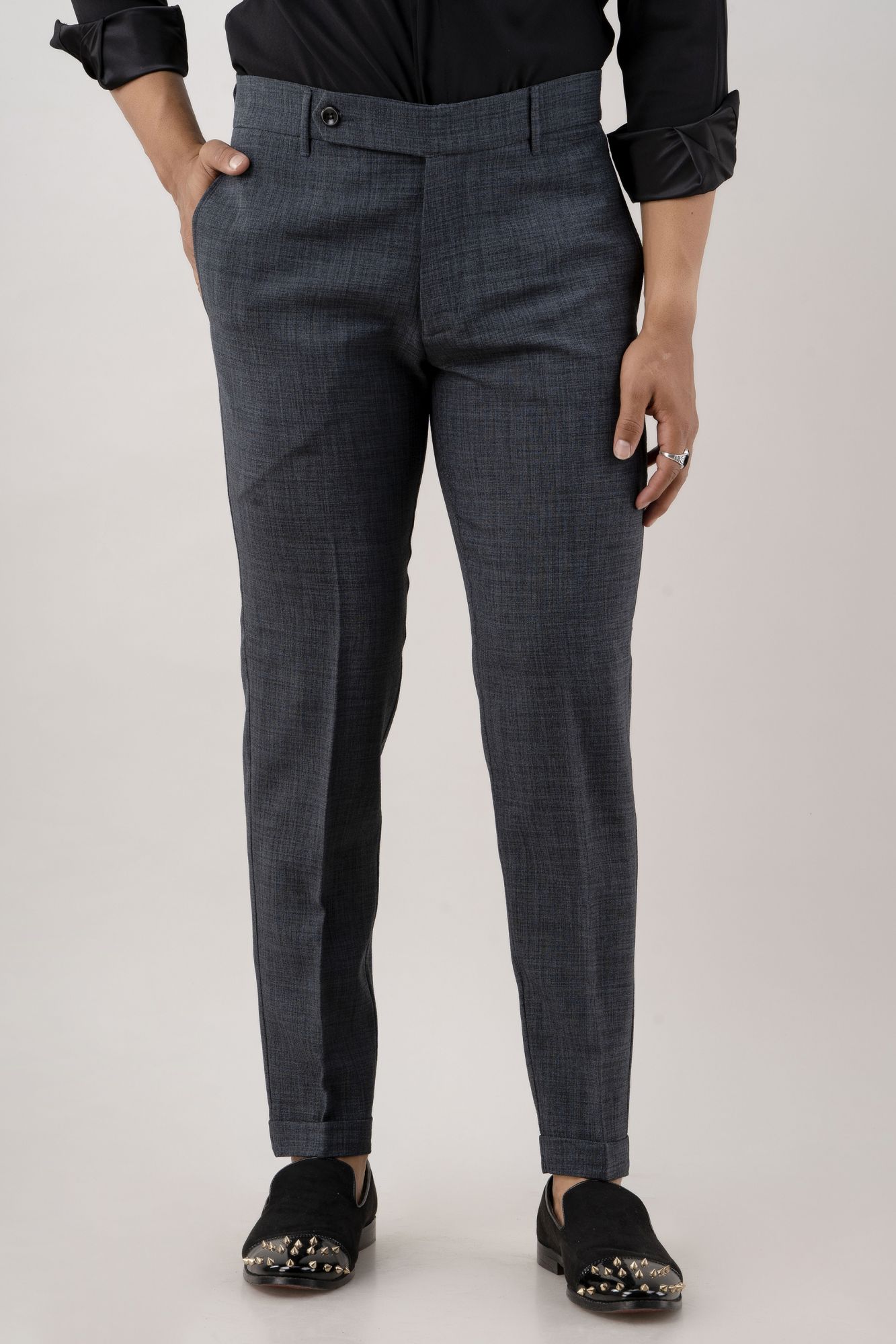 Textured Pants In Livid