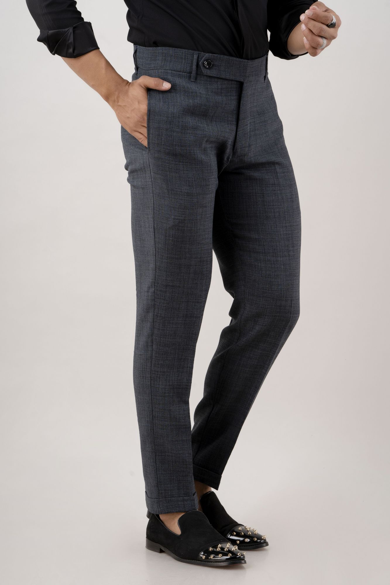 Textured Pants In Livid