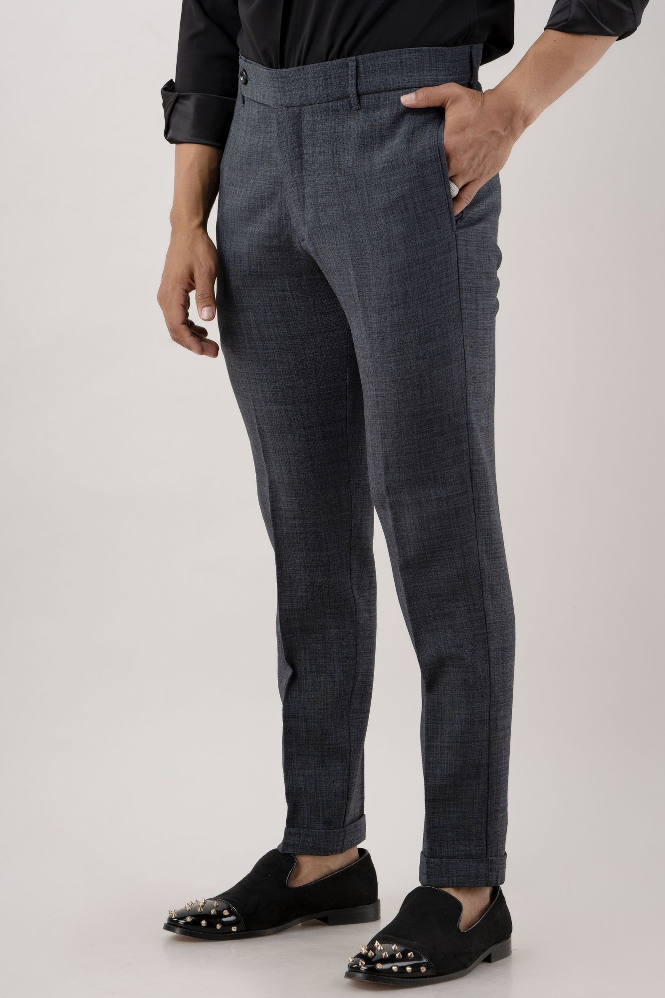 Textured Pants In Livid