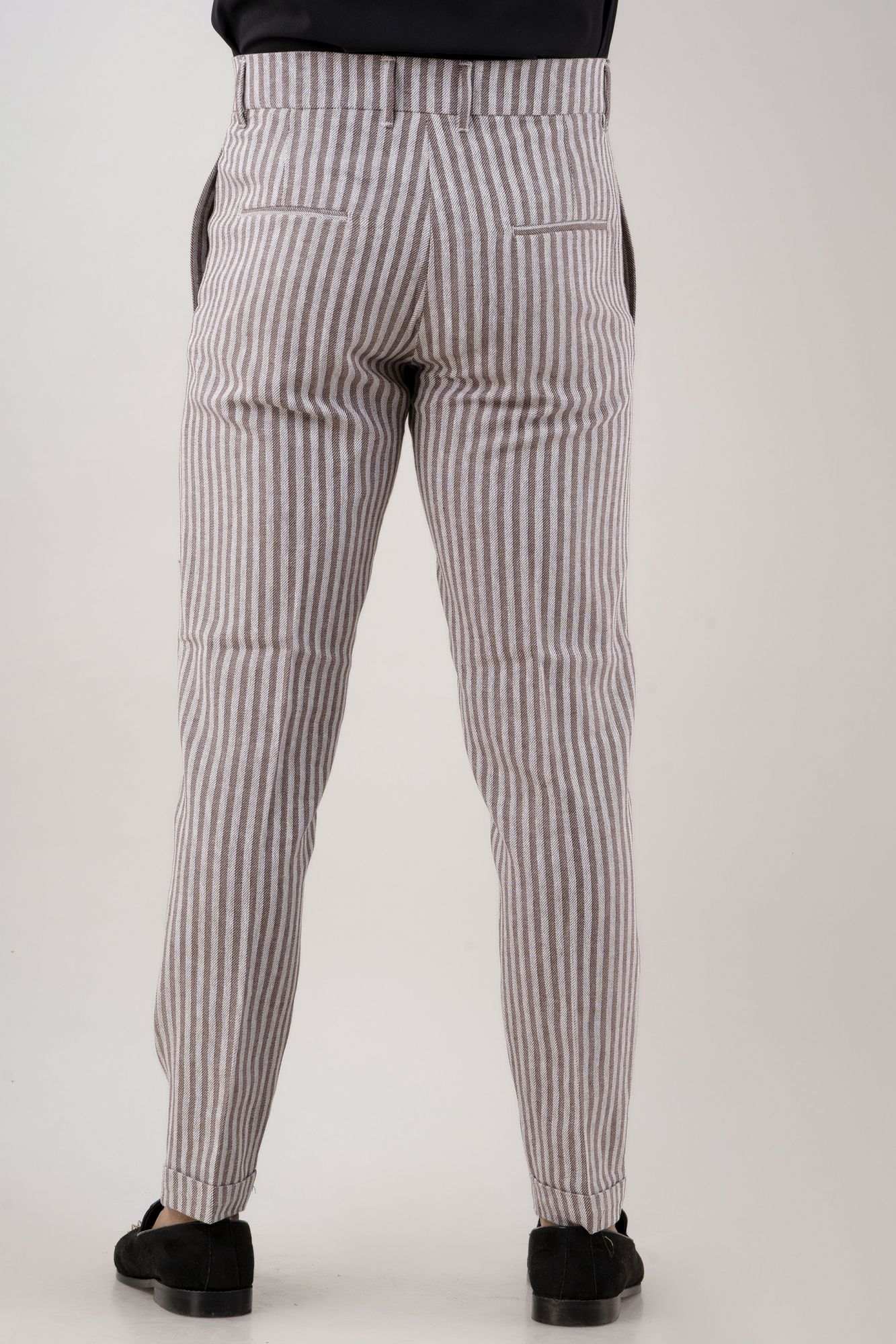 Striped Tailored Fit Pants