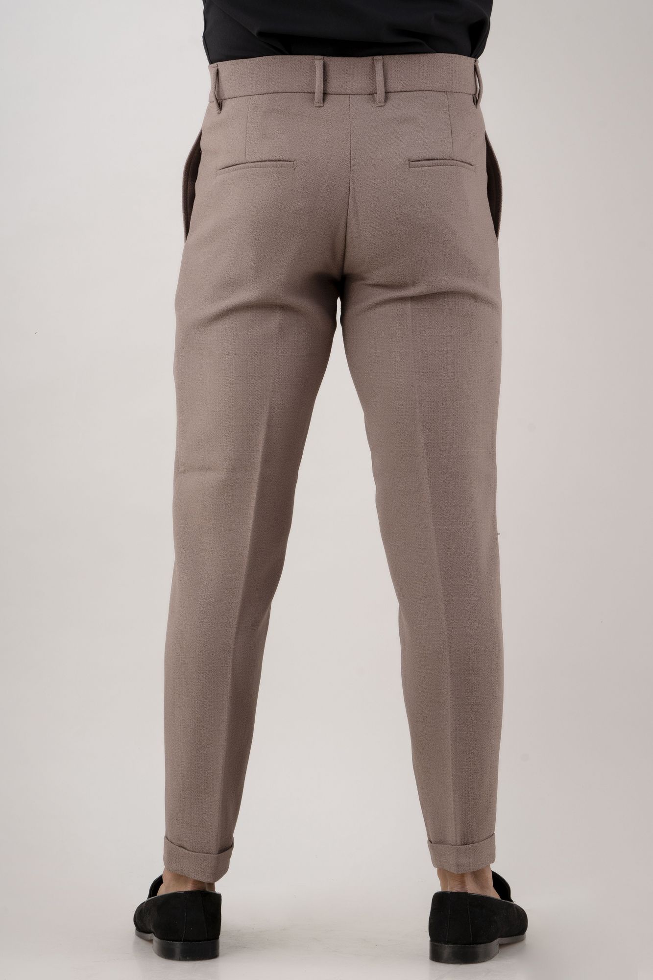 Textured Pants In Beige