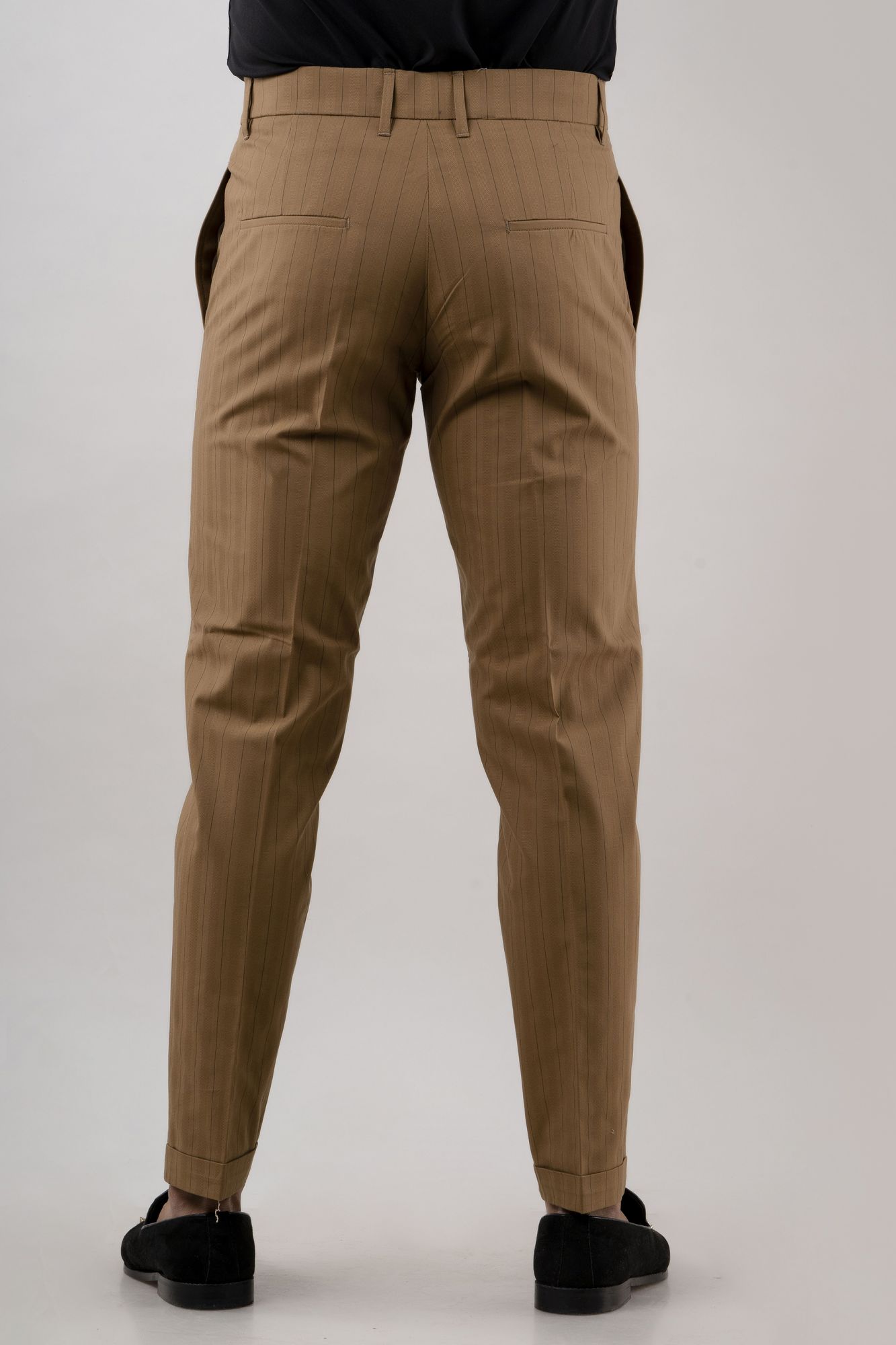 Striped Pants In Brown