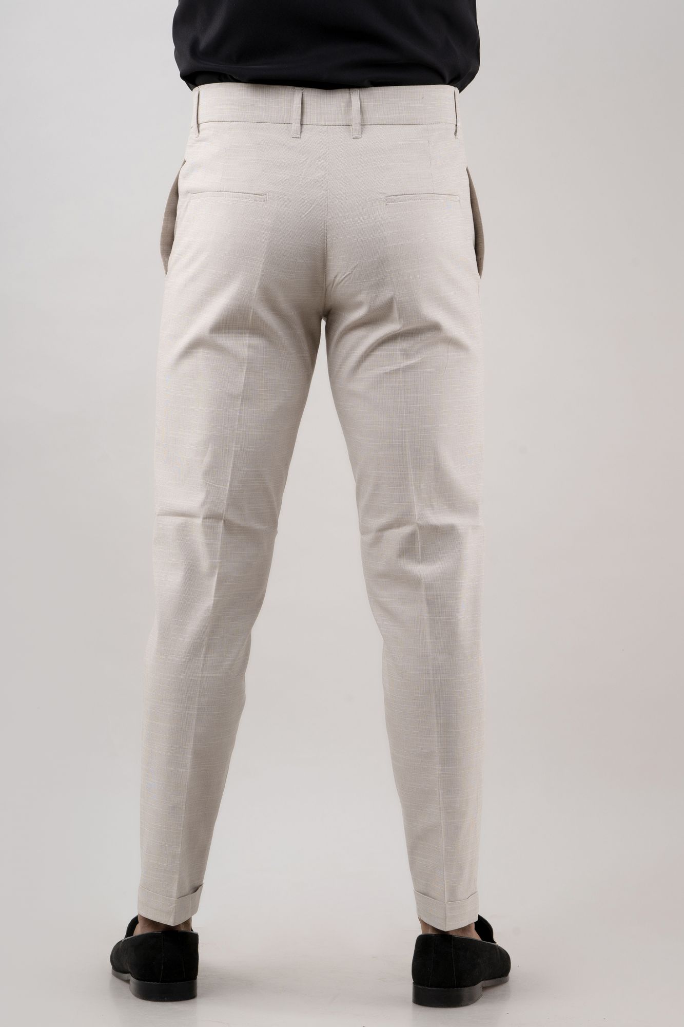 Tailored Fit Pants In Ivory