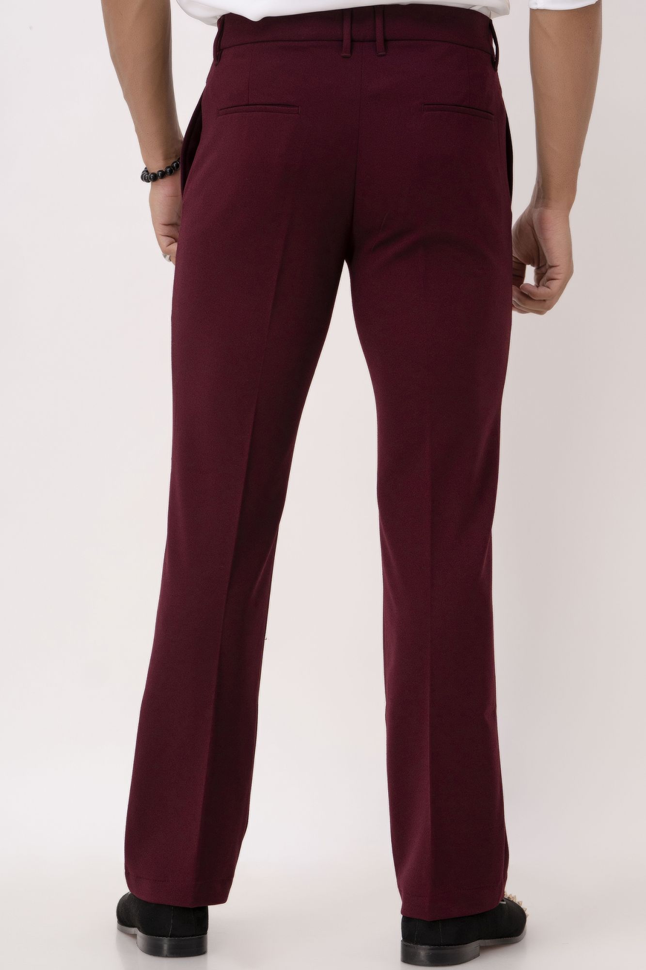 Bootcut Pants In Wine