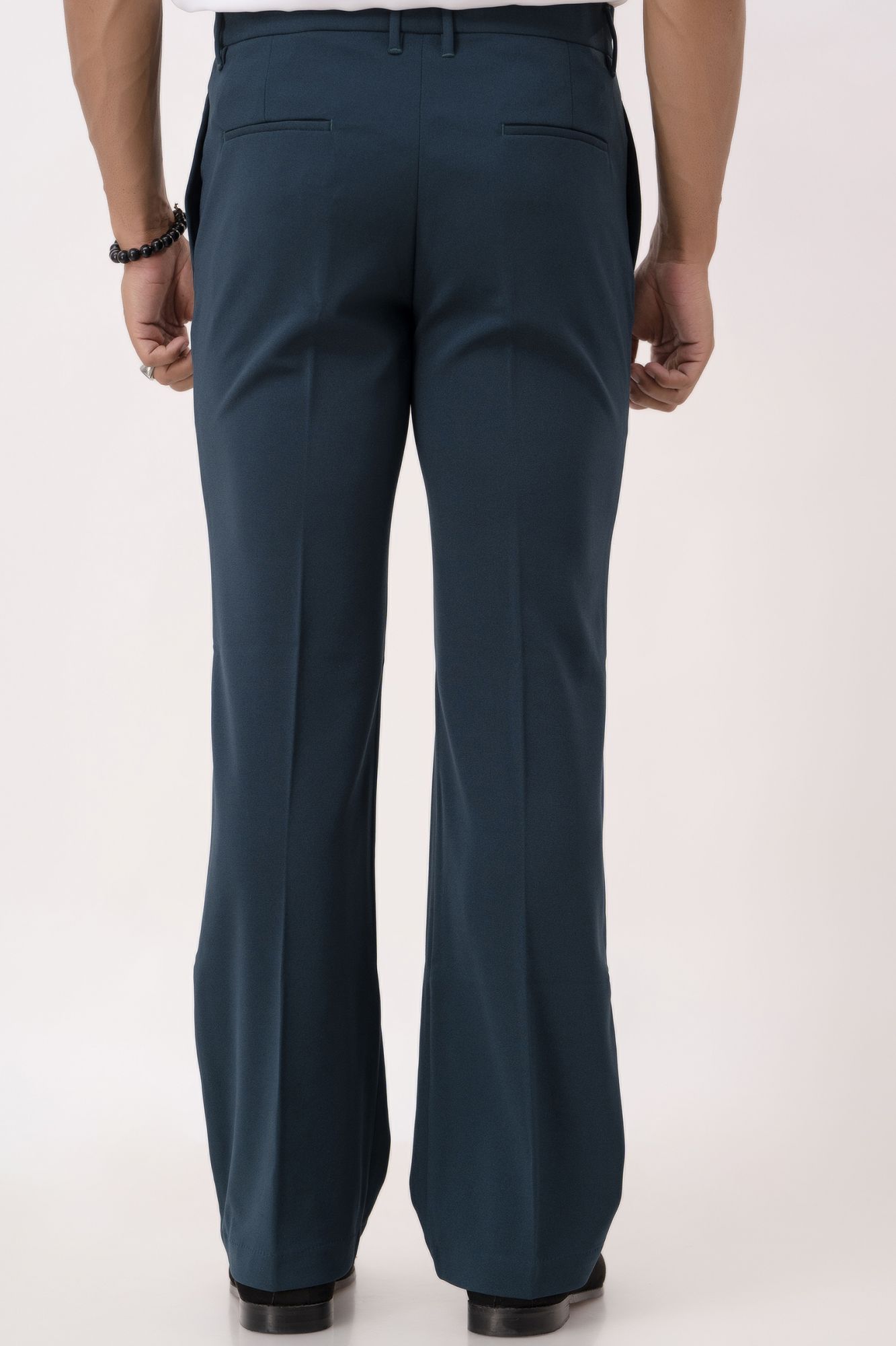 Bootcut Pants In Bottle Green