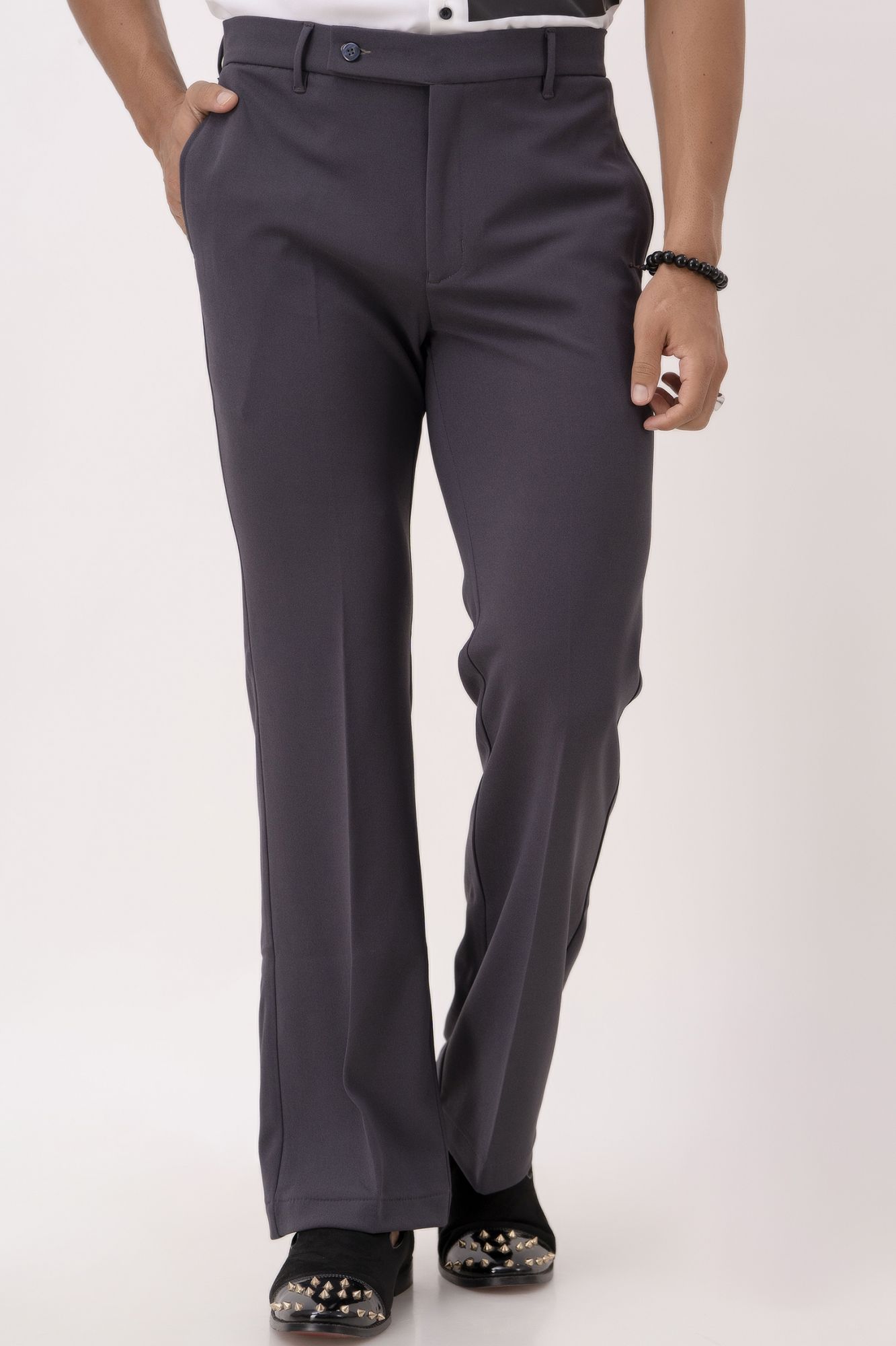 Bootcut Pants In Grey