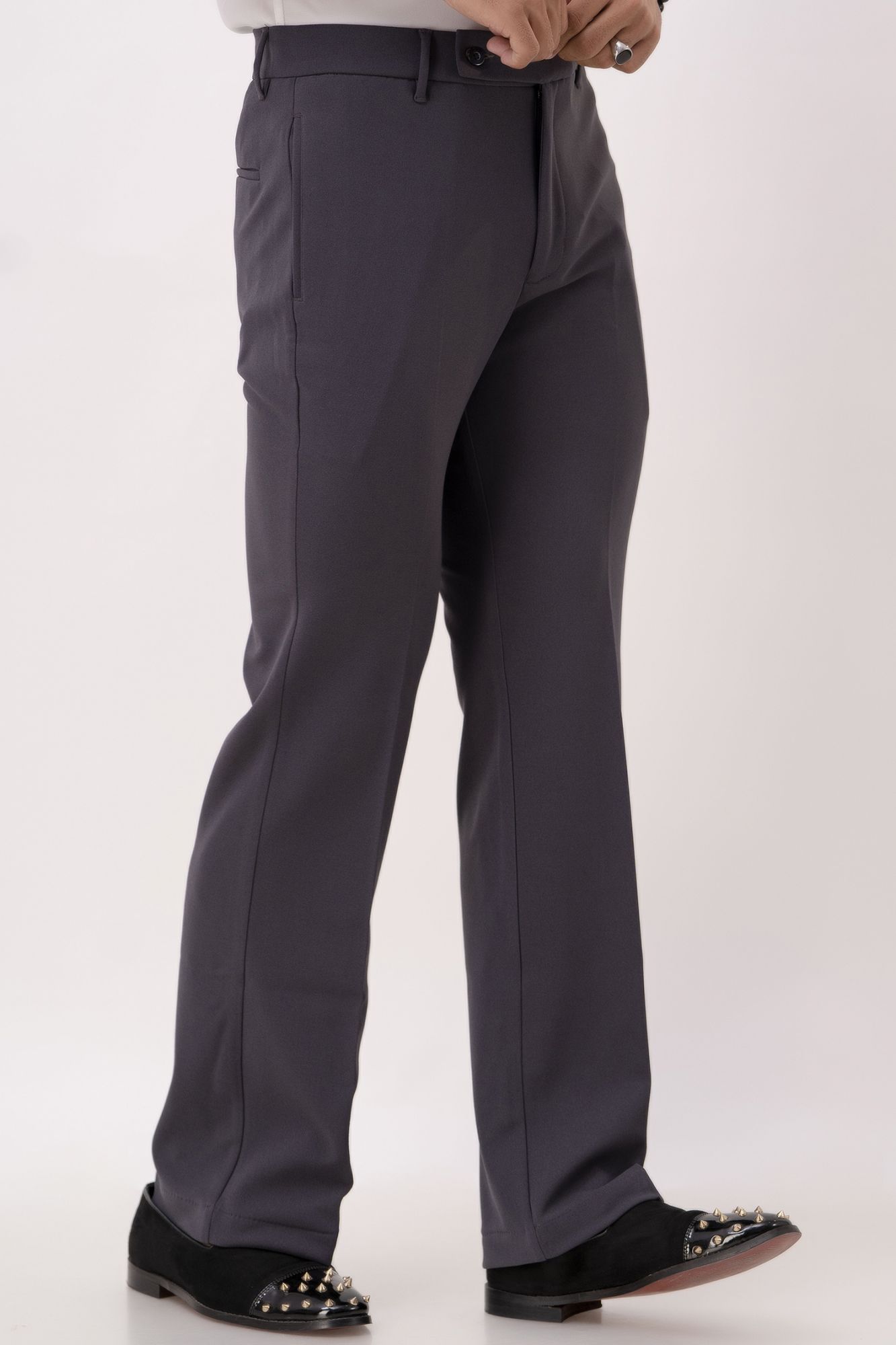 Bootcut Pants In Grey