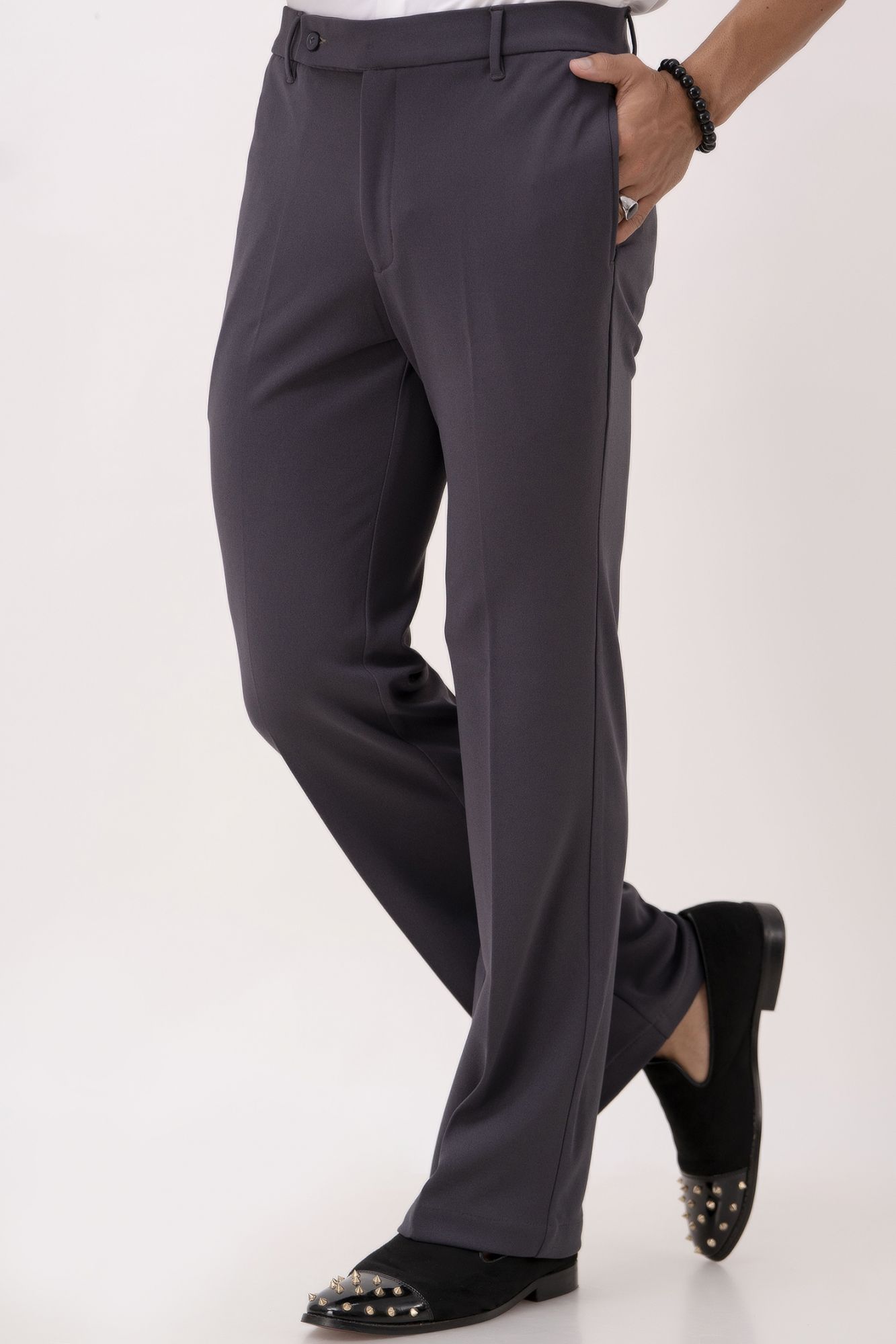 Bootcut Pants In Grey