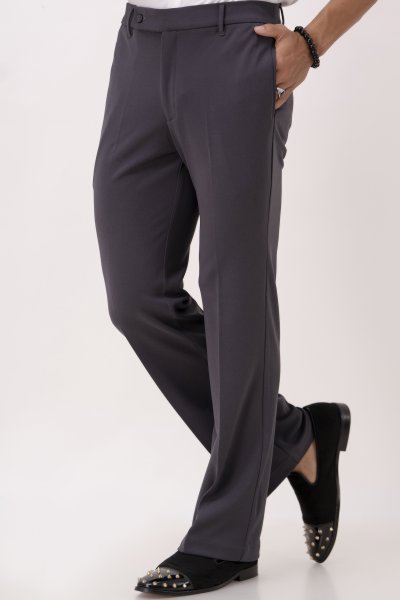 Bootcut Pants In Grey