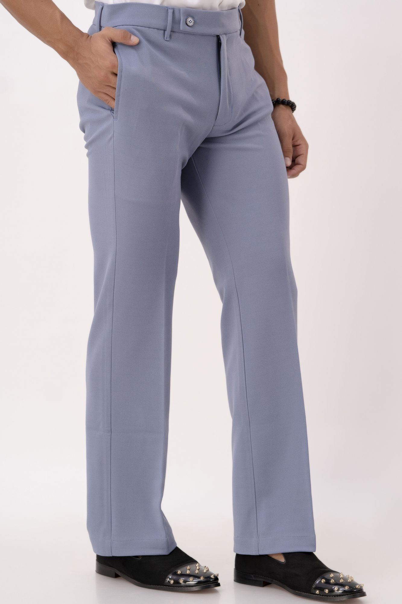 Bootcut Pants In Powder Blue