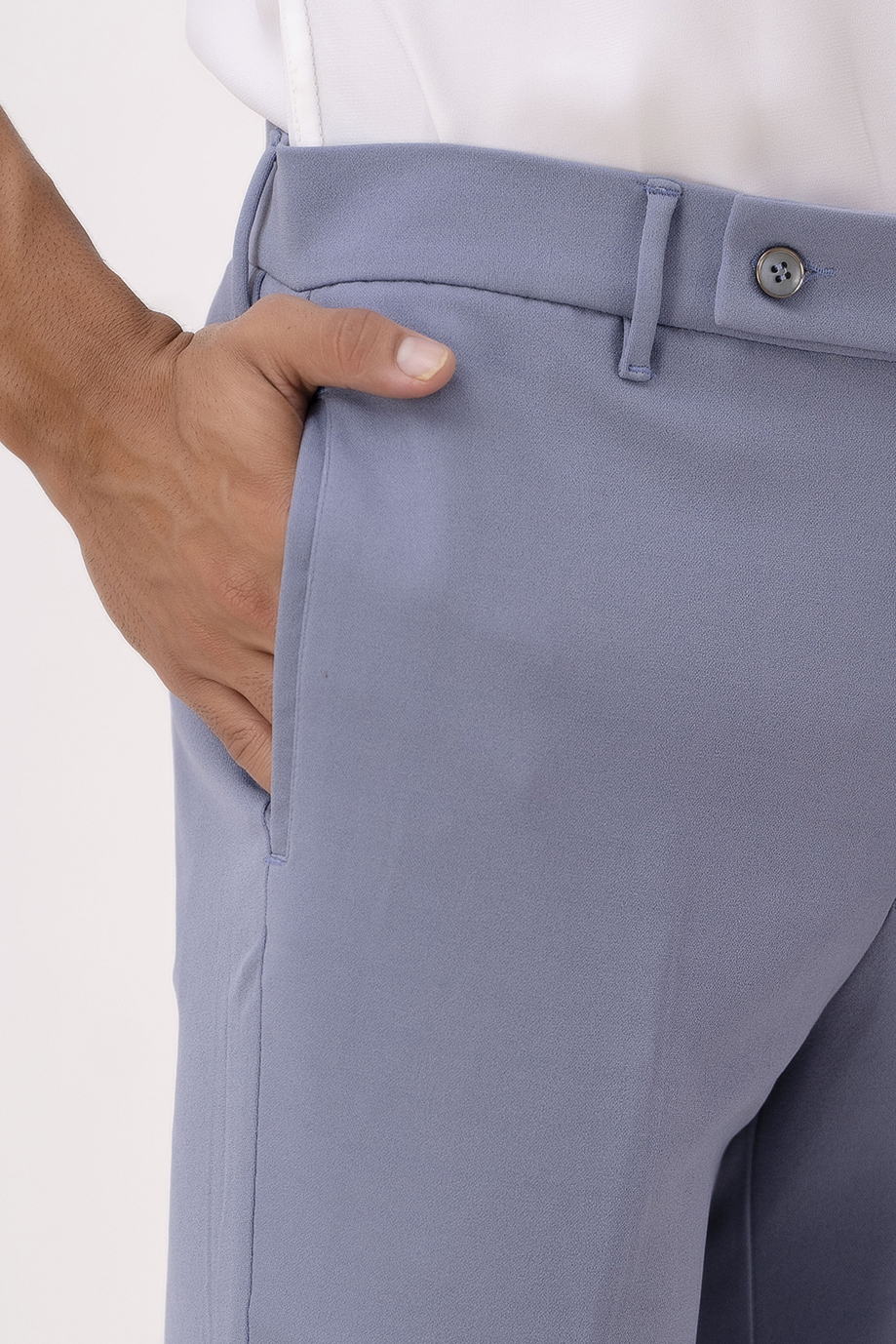 Bootcut Pants In Powder Blue