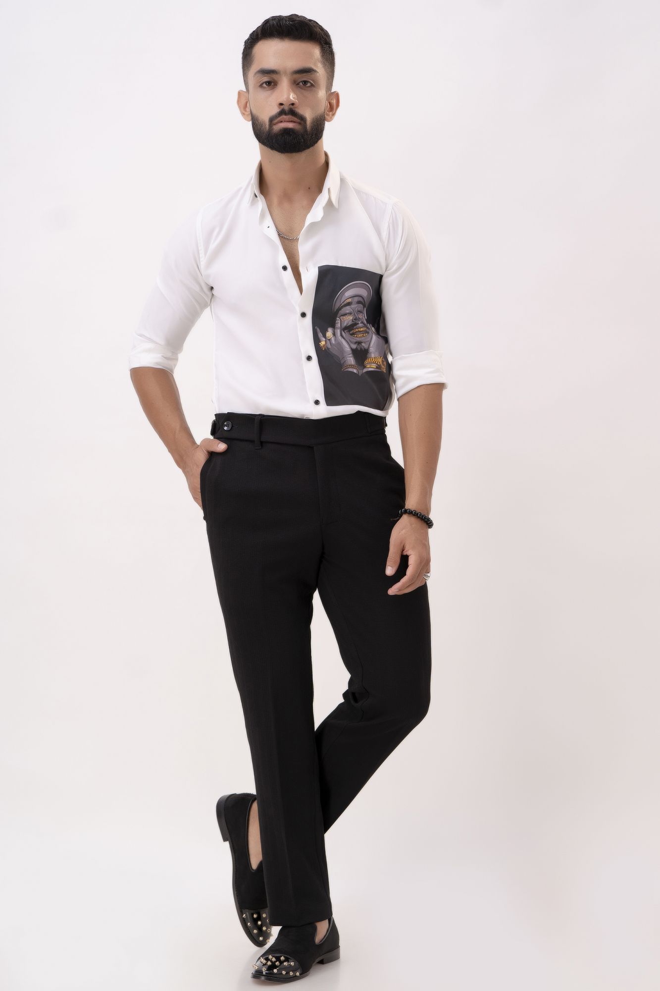 Black Karara High Waist Pants