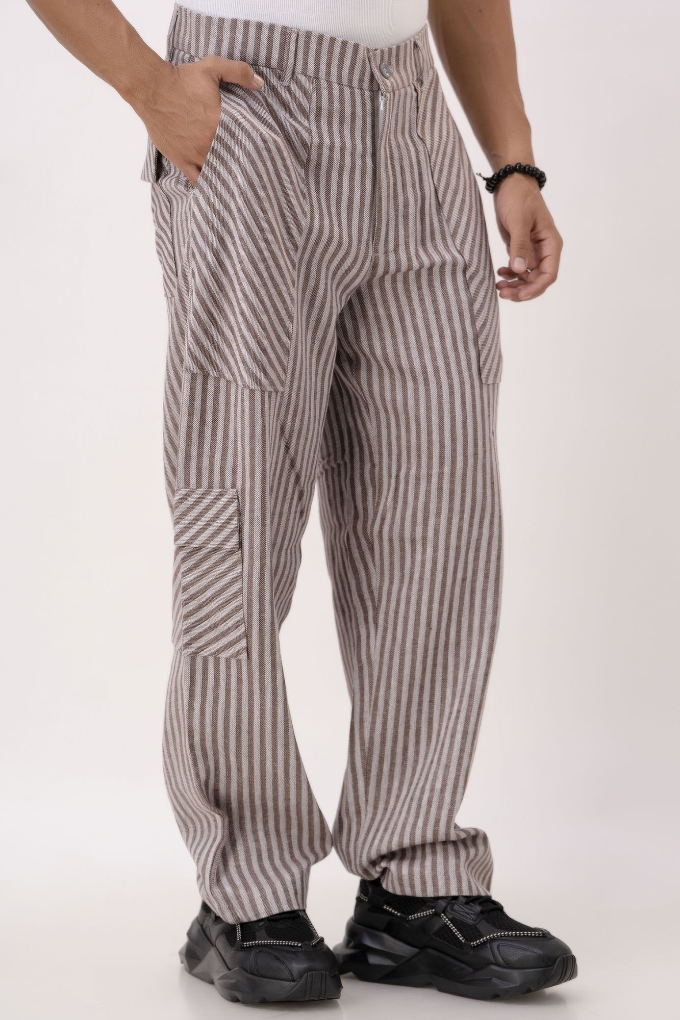 Striped Balloon Pants