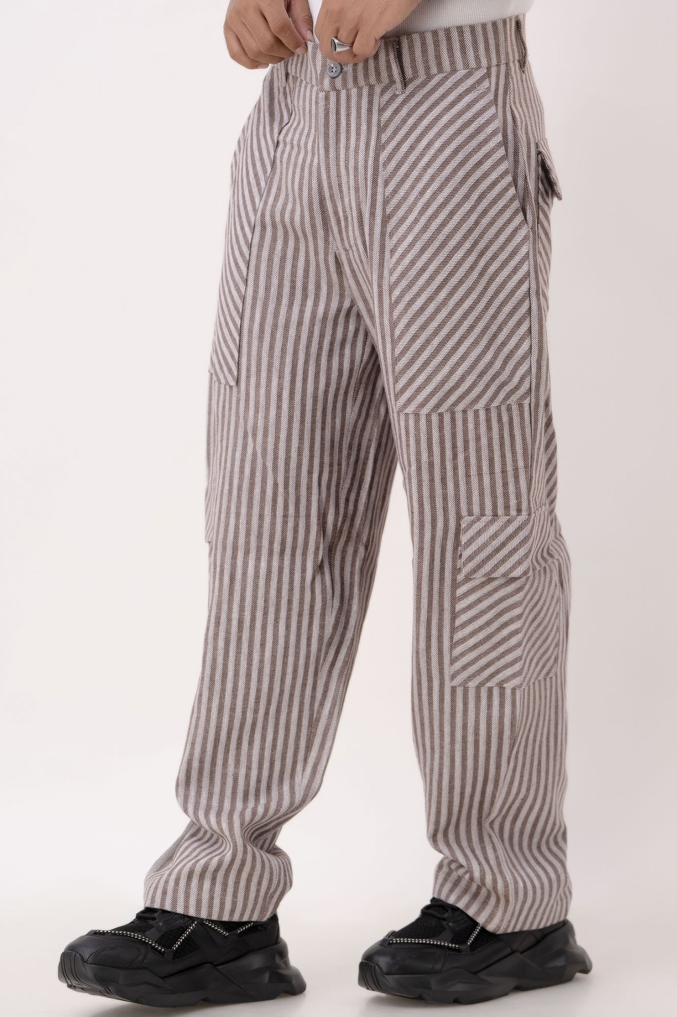 Striped Balloon Pants