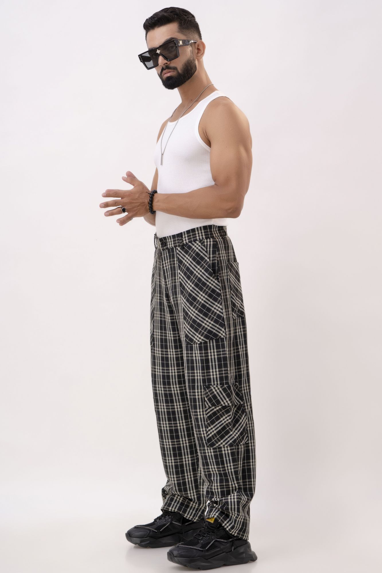 Balloon Checks Cargo Pants