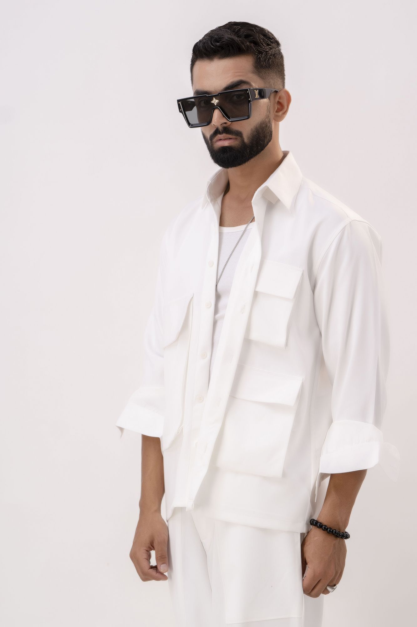 White Banana Shacket