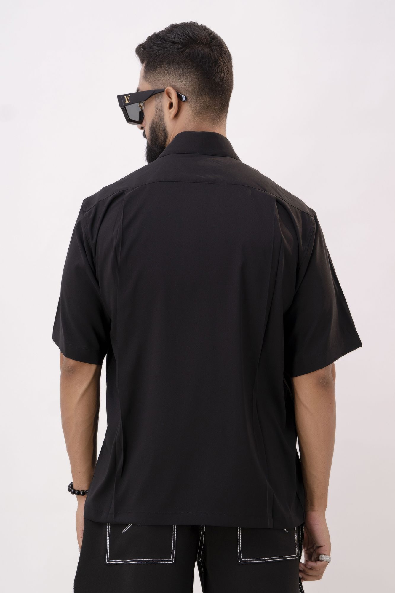 Thomas Shelby Oversized Shirt In Black