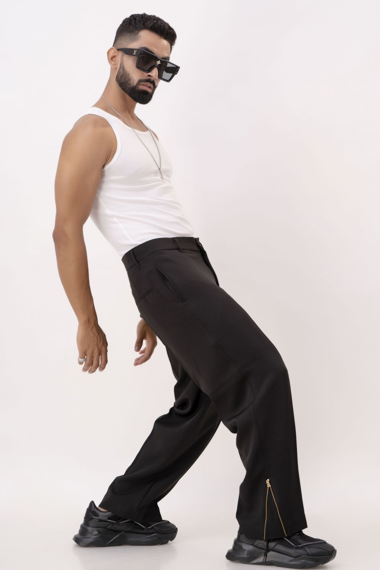 Parallel Pants In Black