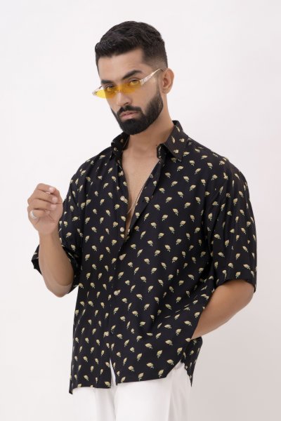 Printed Oversized Shirt