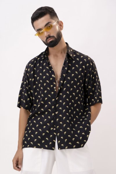Printed Oversized Shirt