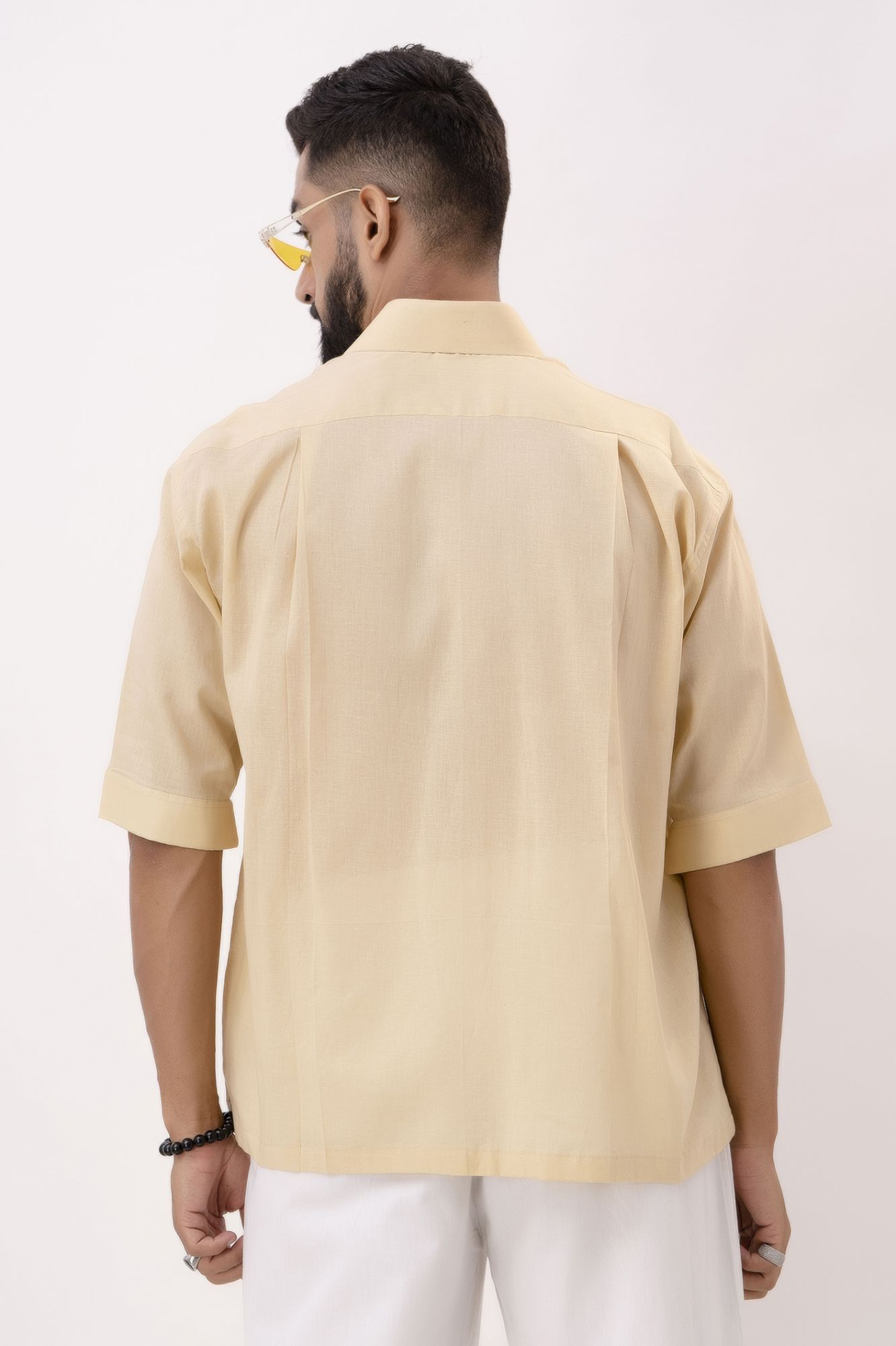 Oversized Shirt In Beige